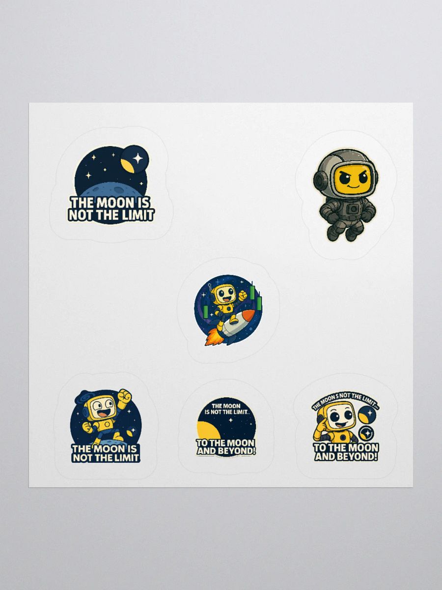 Token Metrics - To The Moon Series Stickers product image (3)
