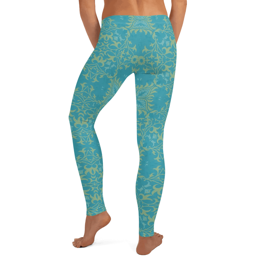 Turq Lime All-Over Print Leggings product image (9)