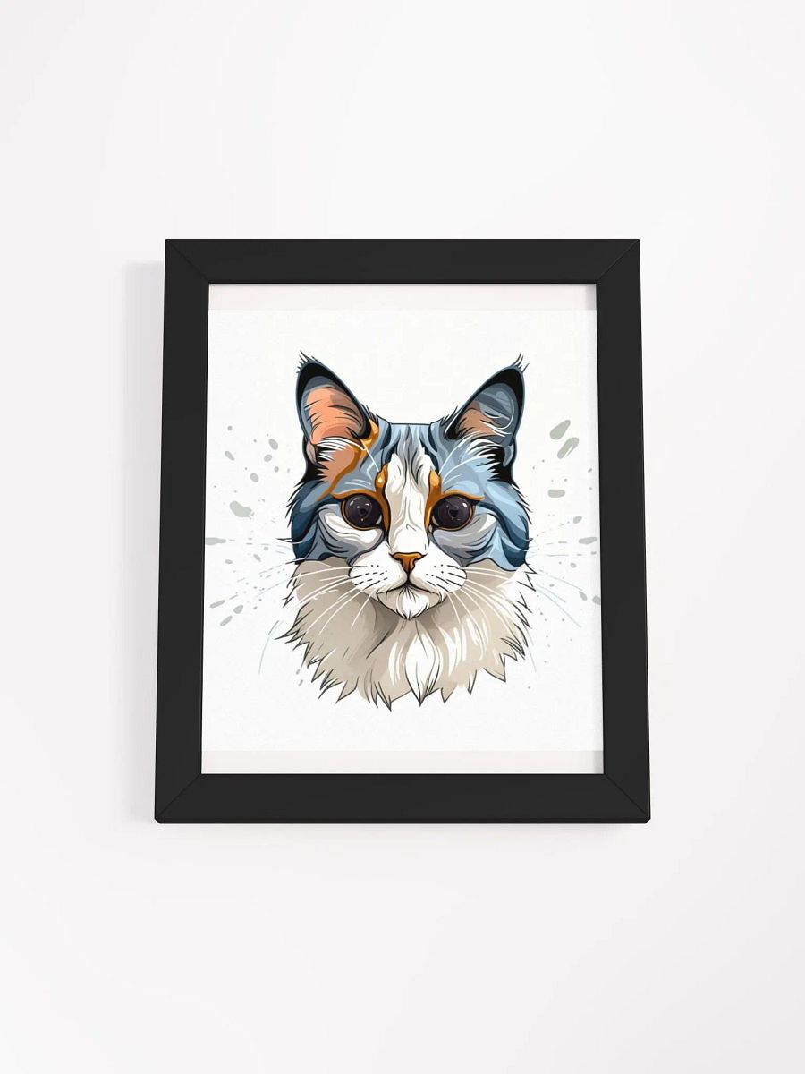 Whimsical Cat Dreams Framed Poster product image (1)