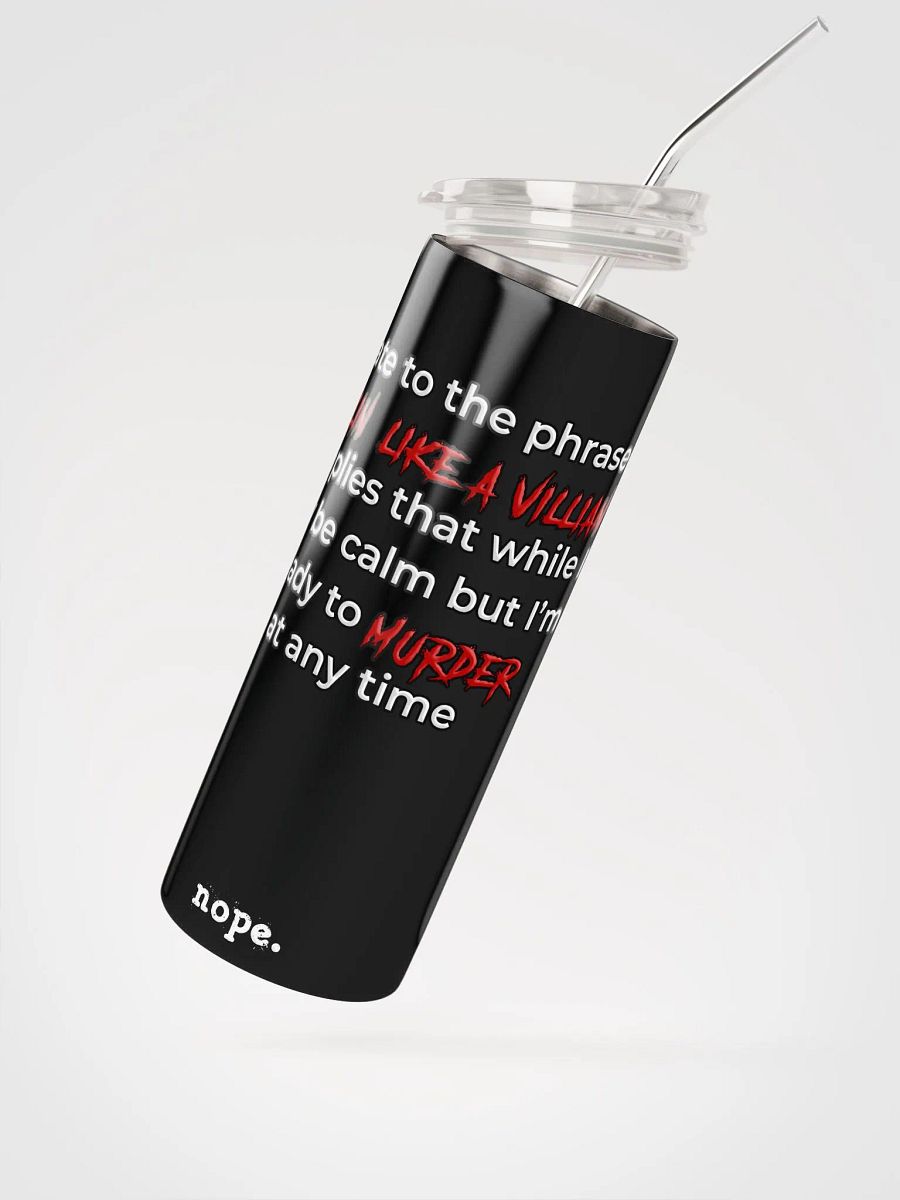 nope. resolute - villain tumbler 1 product image (2)