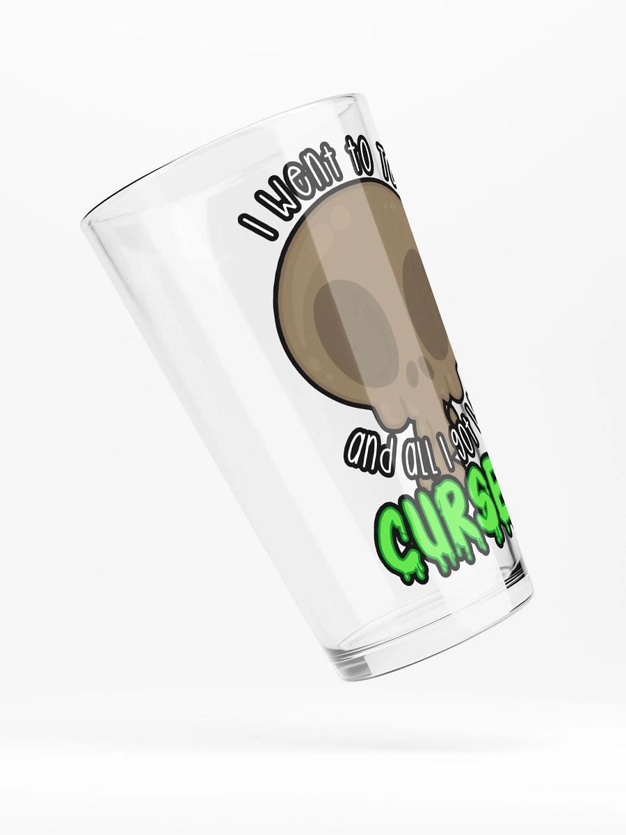 All I Got Was Cursed - Warrior - Pint Glass product image (4)