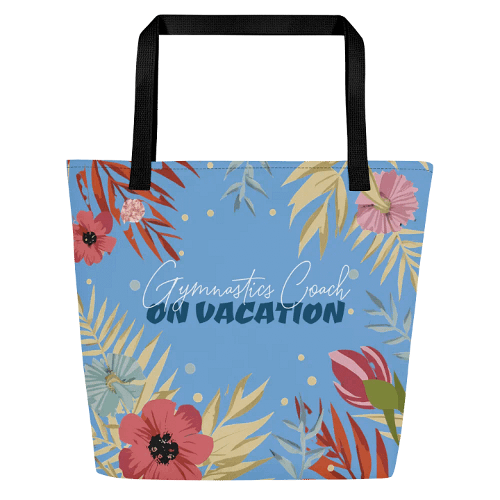 Gymnastics Coach on Vacation Light Blue product image (1)