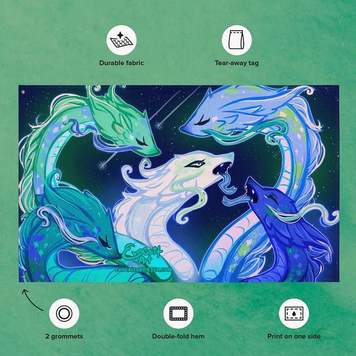 Fantasy Hydra Gay MLM Subtle Pride Flag product image (2)