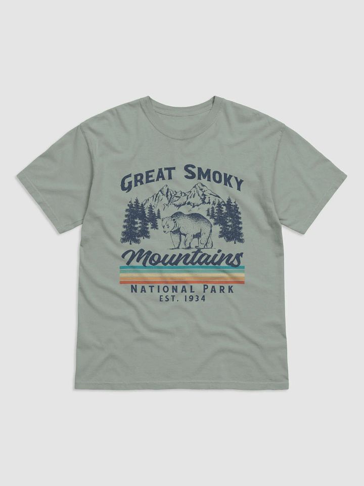 Black Bear in Great Smoky Mountains National Park Tee | Retro-Style Western T-Shirt for Travel and Road Trips product image (2)