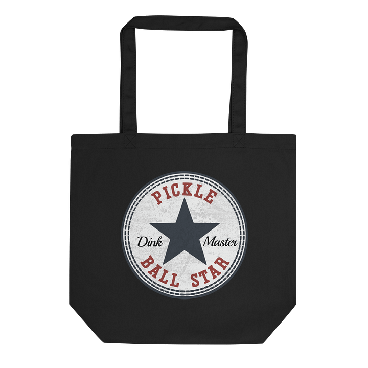 Pickleball Star Canvas Tote product image (1)
