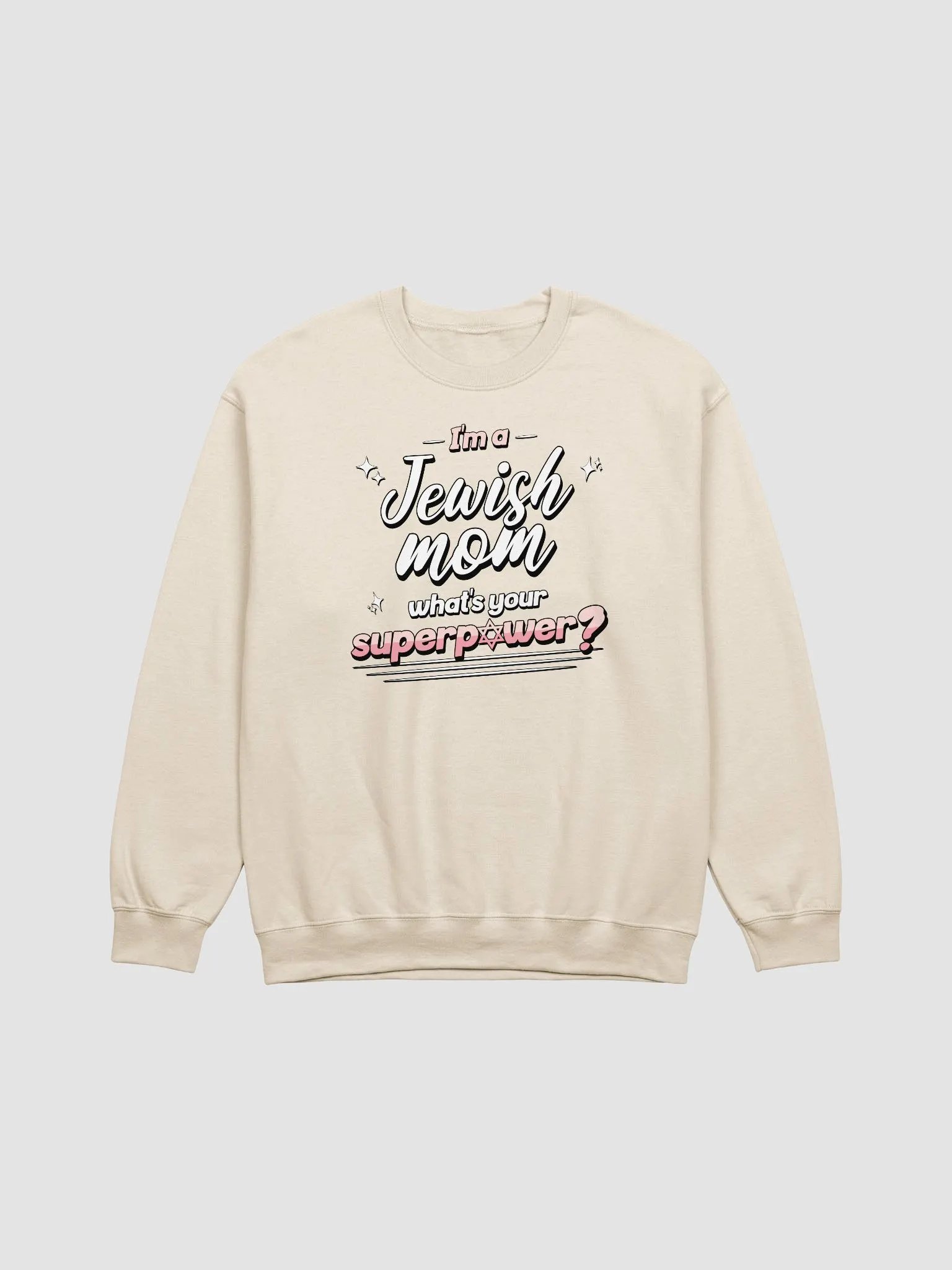 Jewish Mom Superpower Crewneck Sweatshirt product image (2)