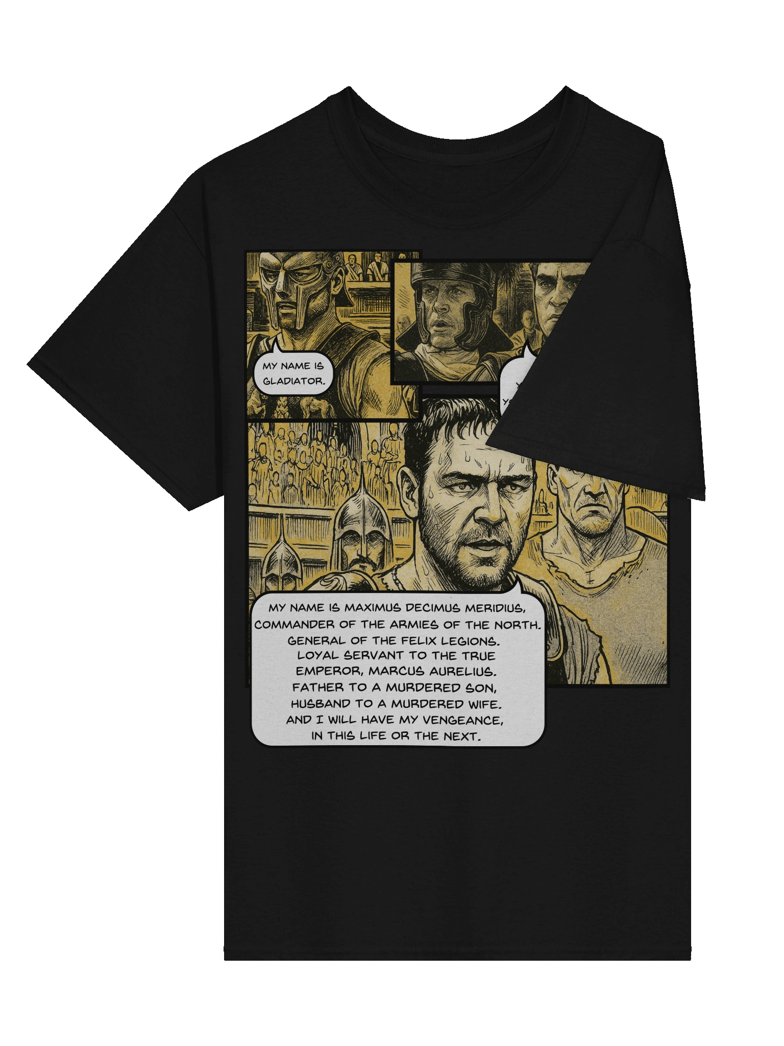 Gladiator inspired I Will Have My Vengeance Scene T-Shirt product image (28)