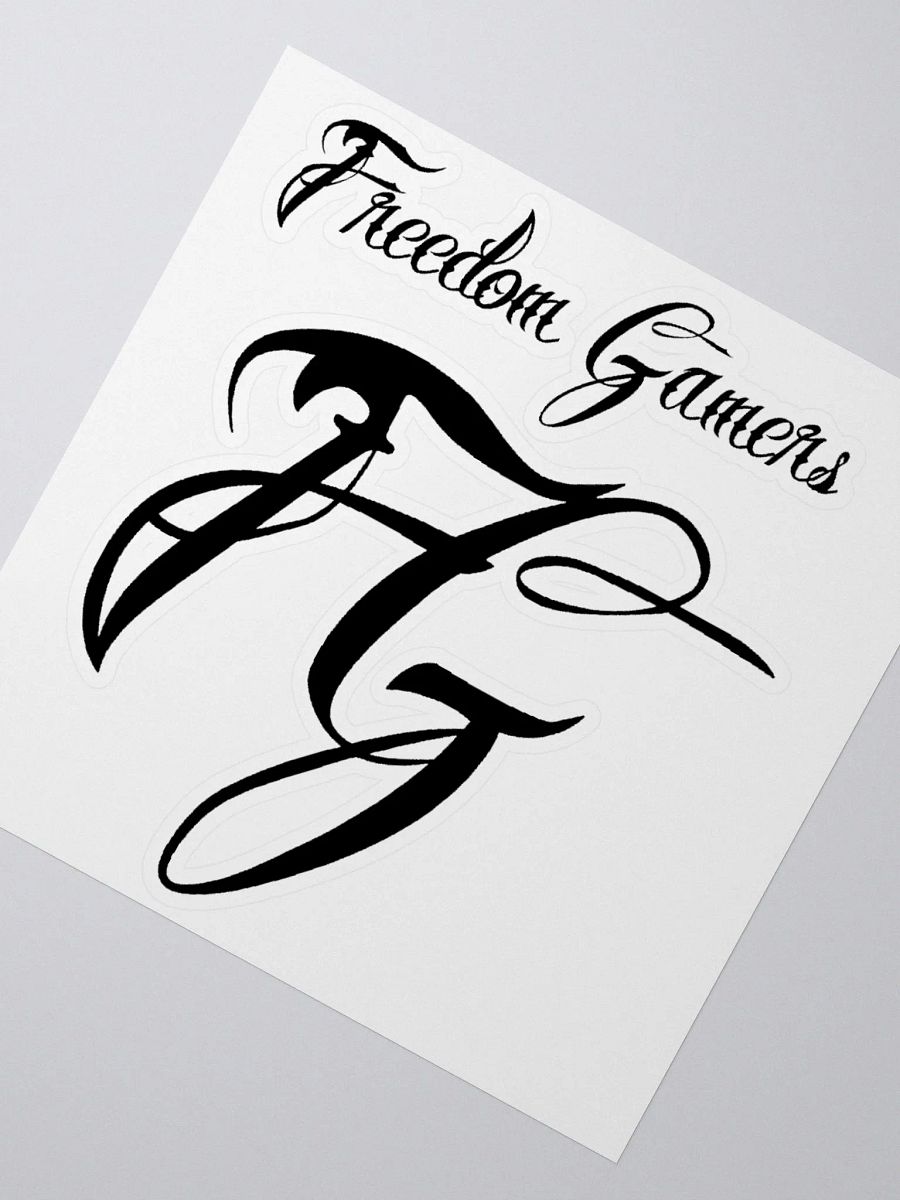 FG Stickers (black) product image (2)