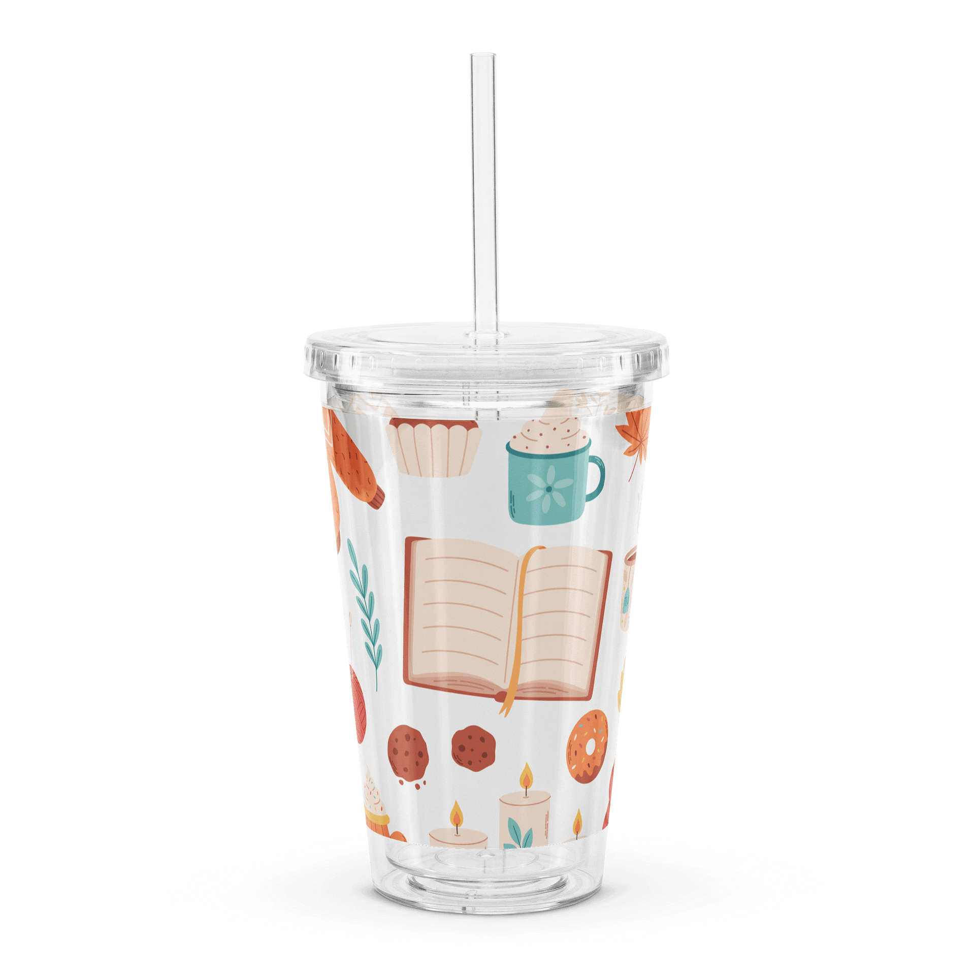 Cozy Autumn Delight Clear Tumbler product image (1)