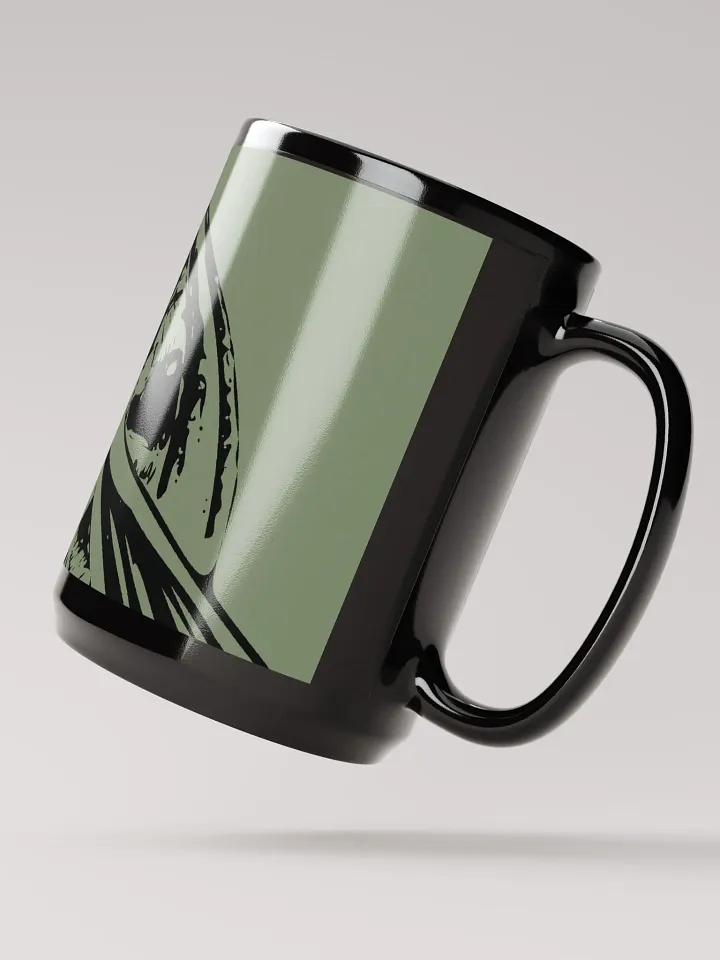 DC-3 Dakota Art Mug Vintage Black & Green Pilot Gift product image (2)