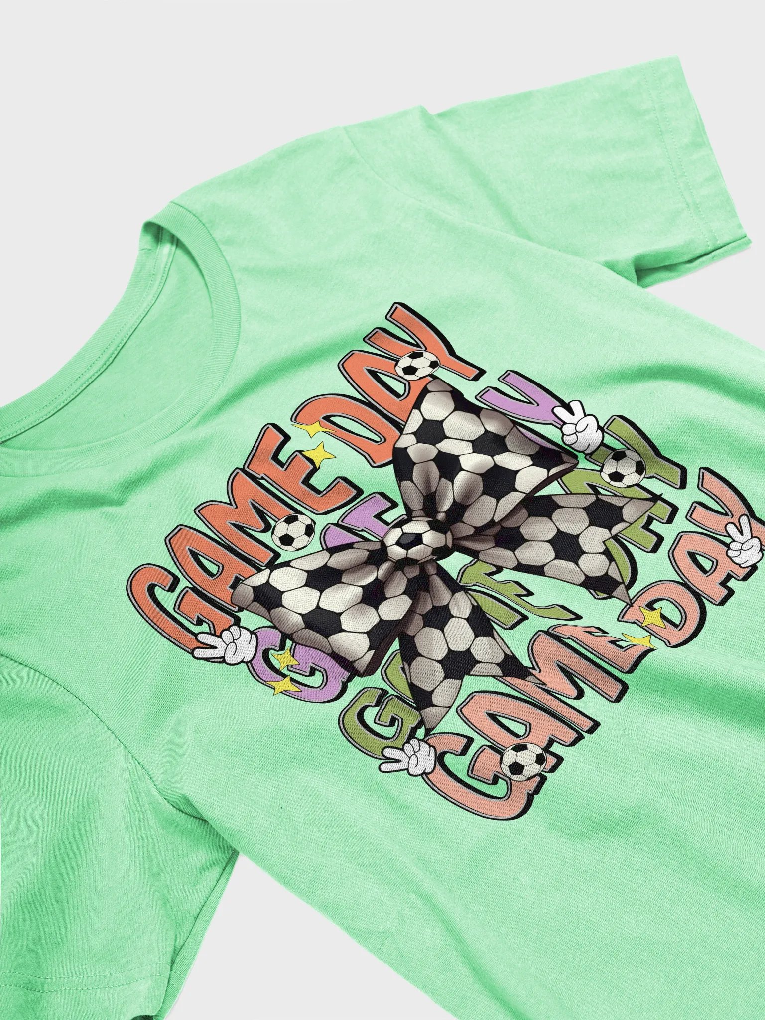 Game Day Bow Soccer T-Shirt product image (2)