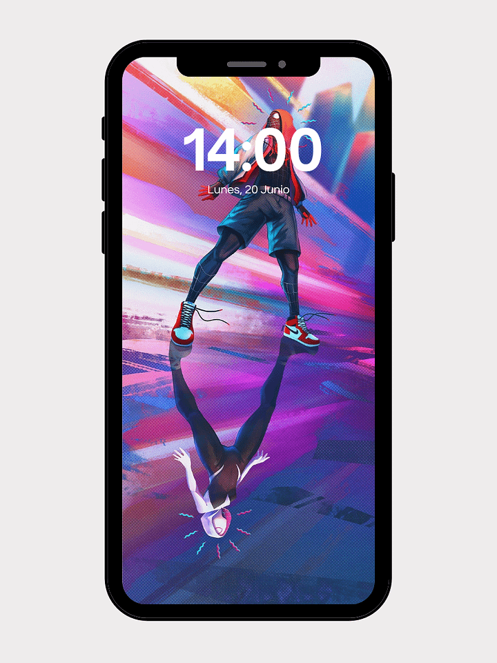 Spider-Man Into the Spider-Verse Miles & Gwen Wallpaper – 4K HD product image (1)