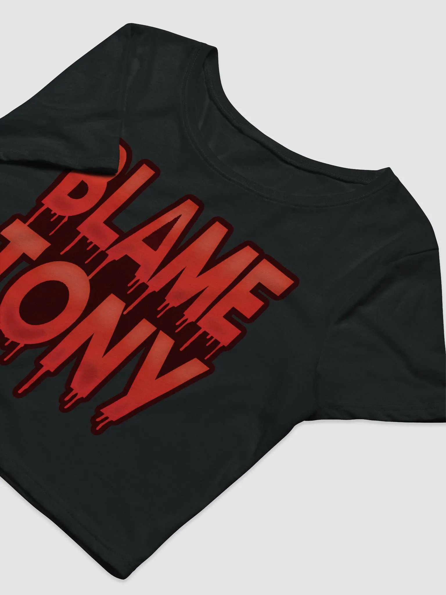 Blame Tony Cropped T-Shirt product image (7)