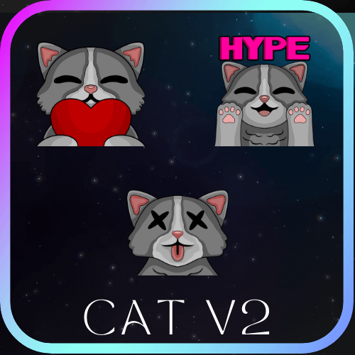 Cat V2 Emotes product image (1)