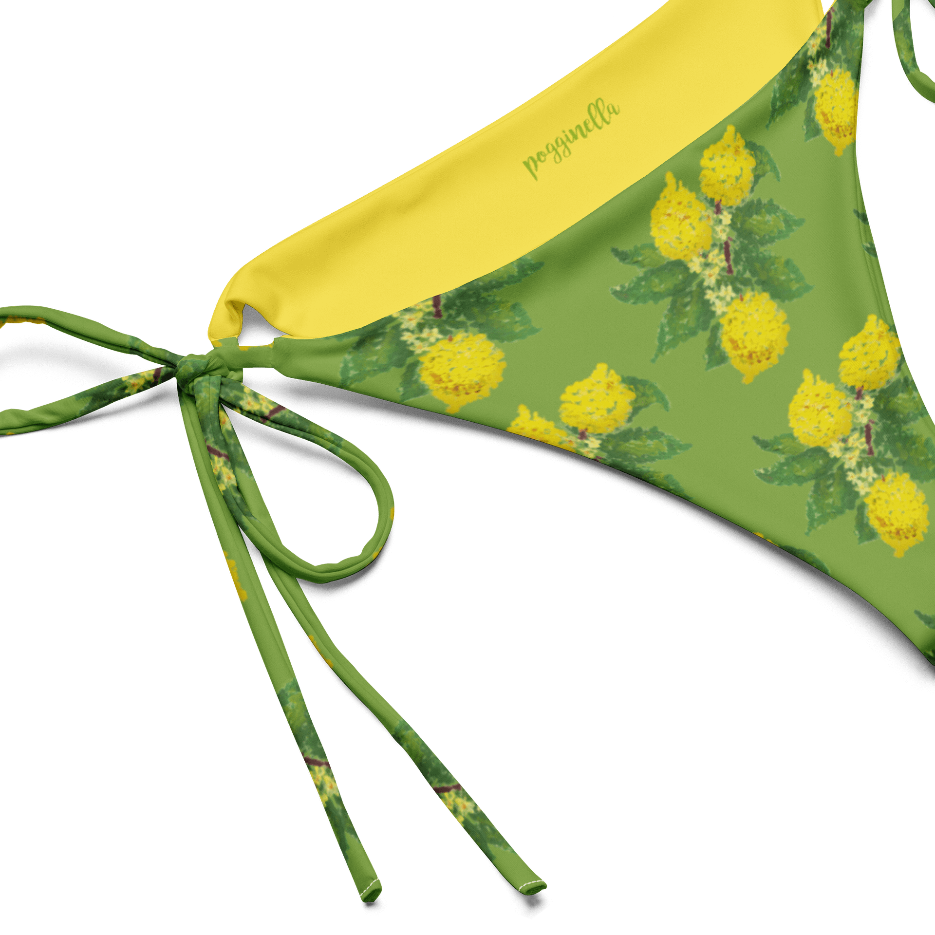 Lemon Love Green Bikini Bottom product image (1)