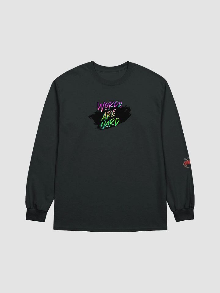 Synisisms Collection - Words Are Hard Long Sleeve Tee product image (1)