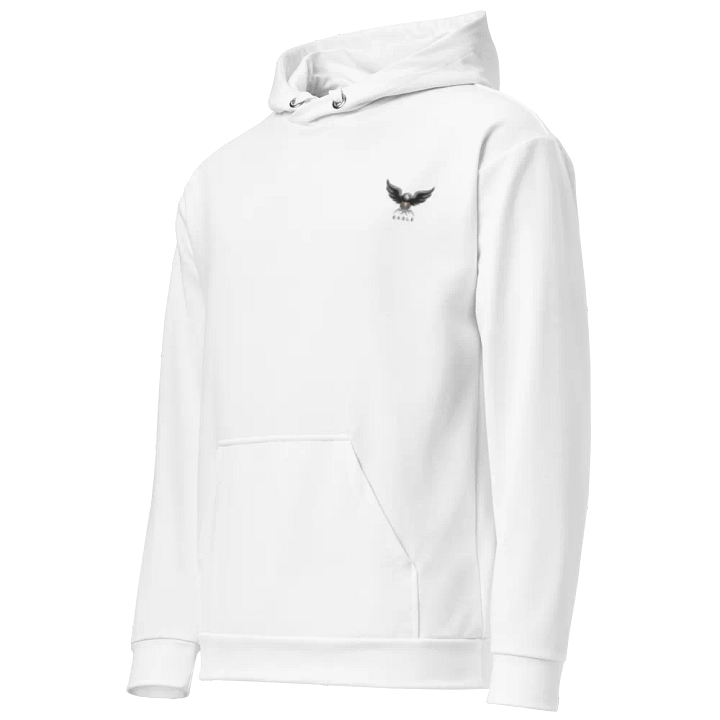 Eagle Brand Recycled Unisex Hoodie with Majestic Eagle Design - White product image (2)