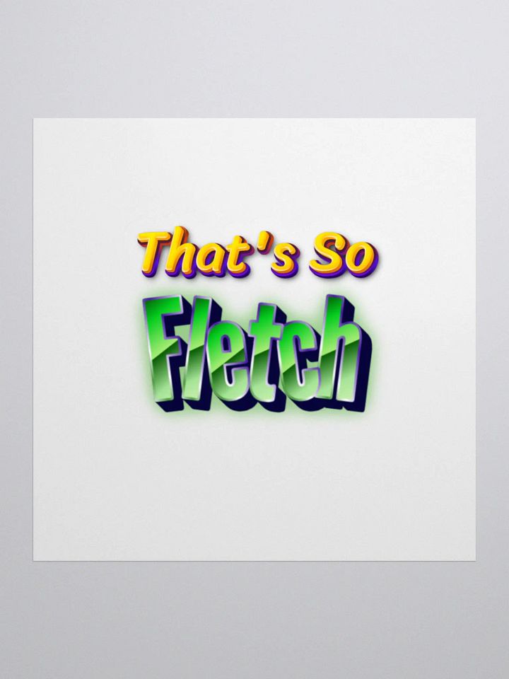 That's So Fletch Dinkum Inspired Gaming Sticker product image (1)