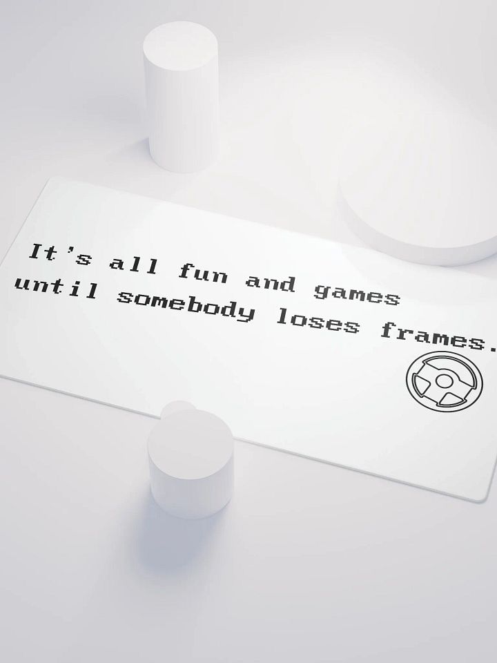 It's all fun and games... Gamer mousemat (Racing) product image (1)