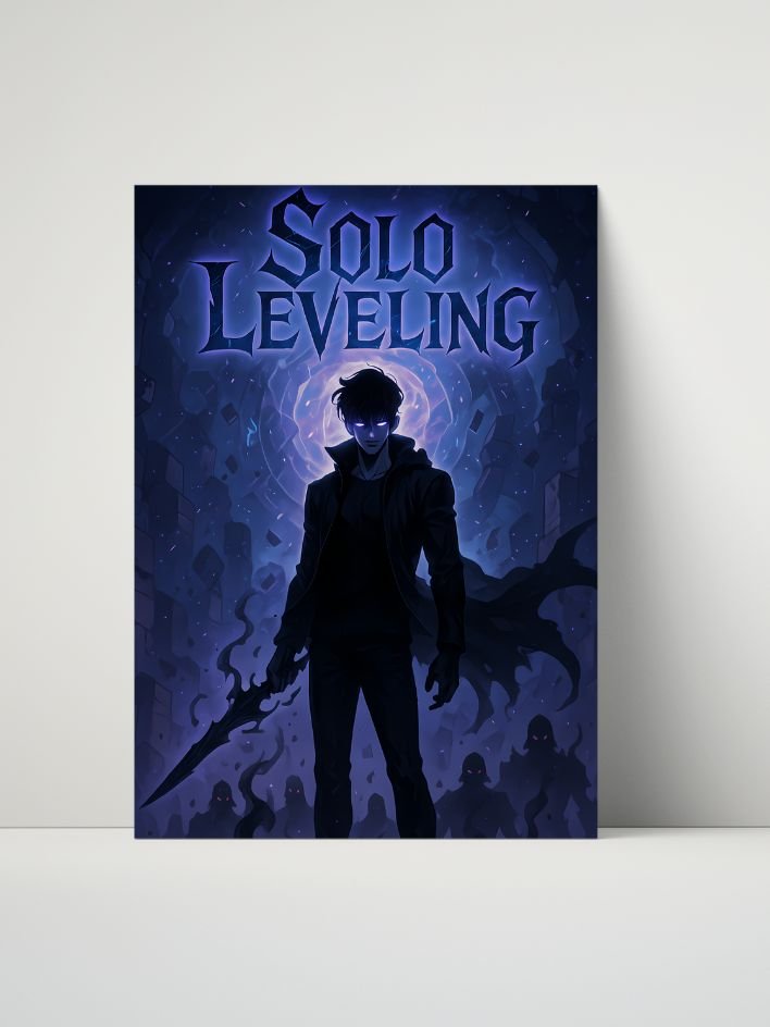 Solo Leveling – Shadow Monarch Ascension Edition – 8x10 Metal Print product image (1)