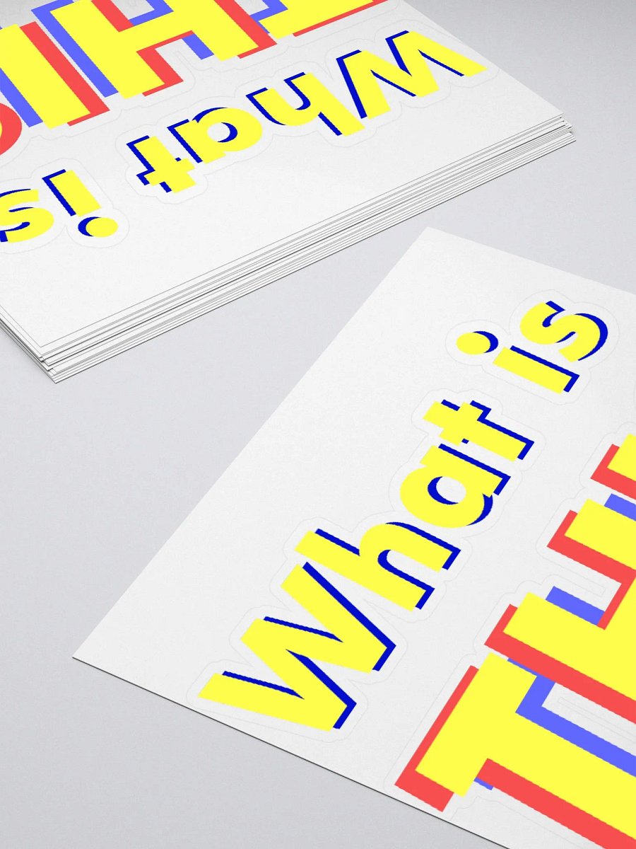 WHATISTHISx | STICKER product image (4)