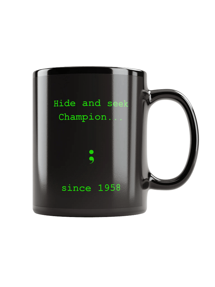 Champion since 1958 Mug - Black product image (1)