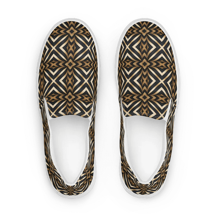 Geometric Illusion Slip-On Shoes product image (1)