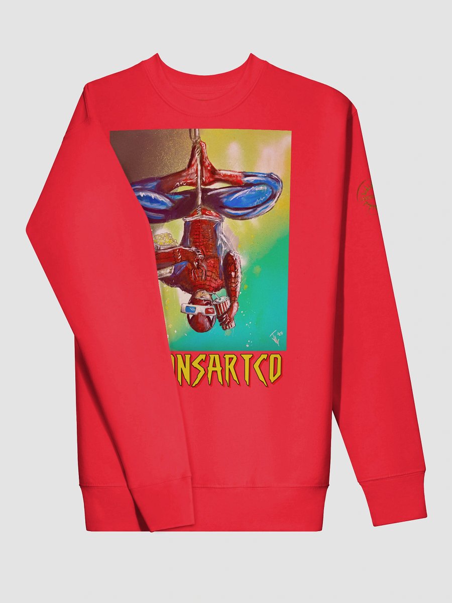 Spider Man Movie Night Pop Art Premium Sweatshirt product image (3)