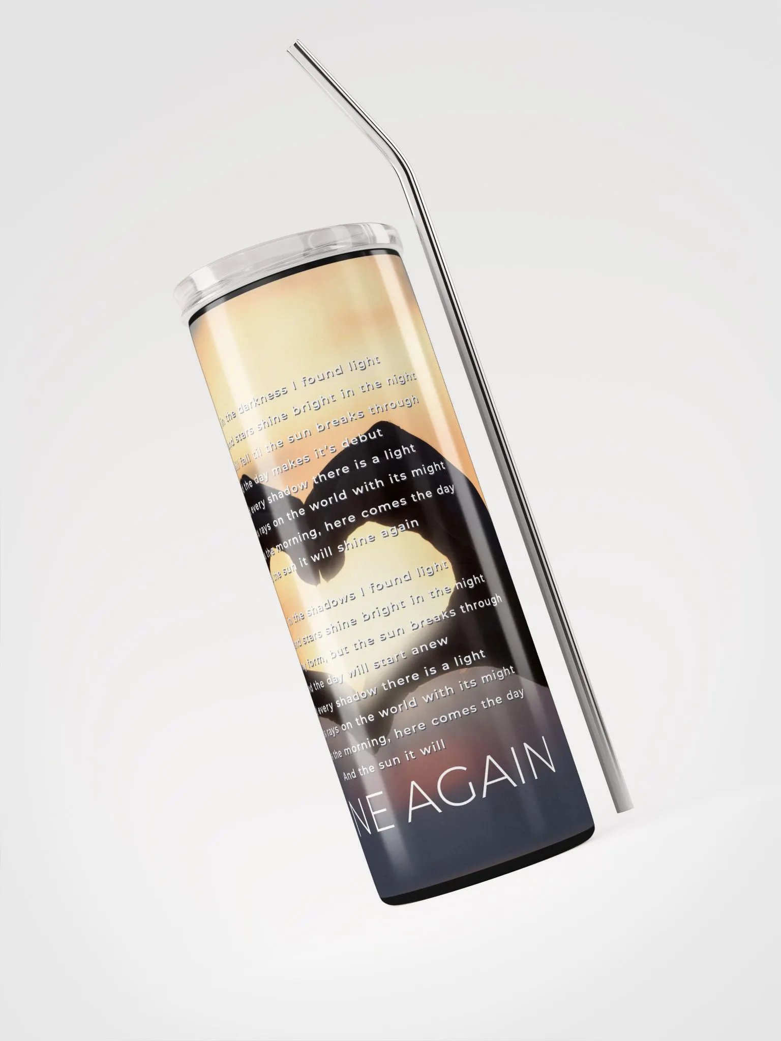 Shine Again 20 oz Tumbler with Straw product image (3)
