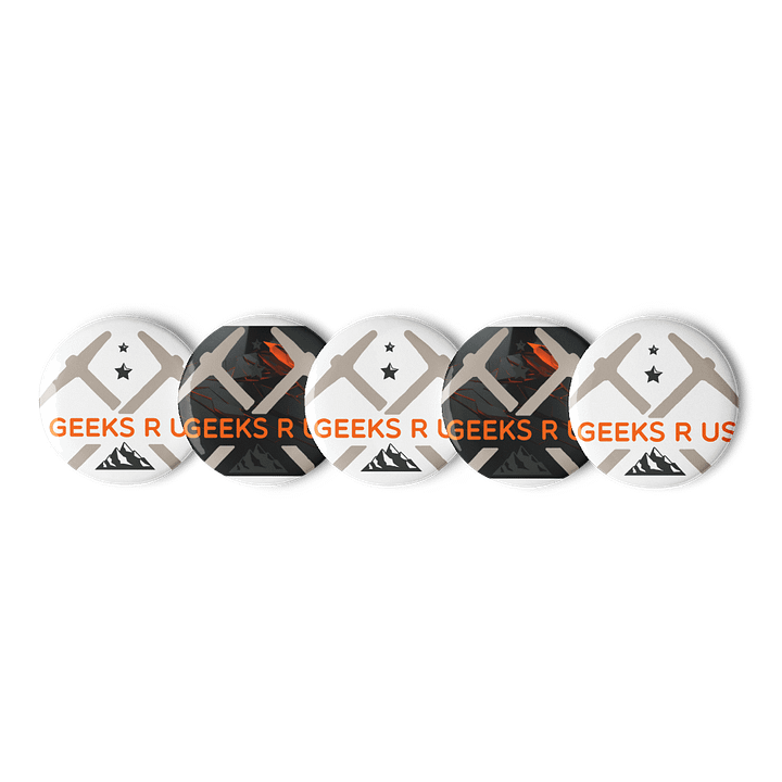 Geeks Pin Button Set product image (1)