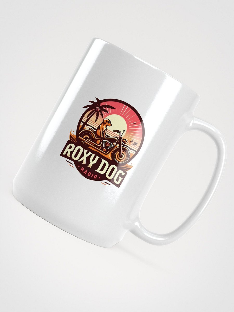 Roxy Dog Radio Sunset Biker Dog Coffee Mug product image (4)