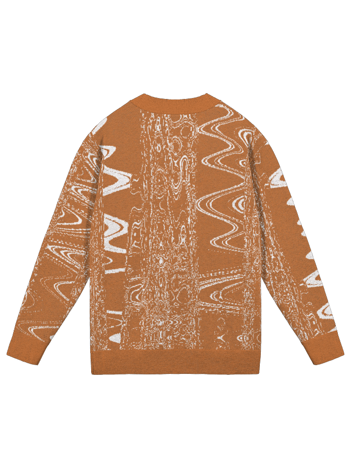 DIGITAL ECHO | KNIT CARDIGAN - Warm Terracotta product image (2)