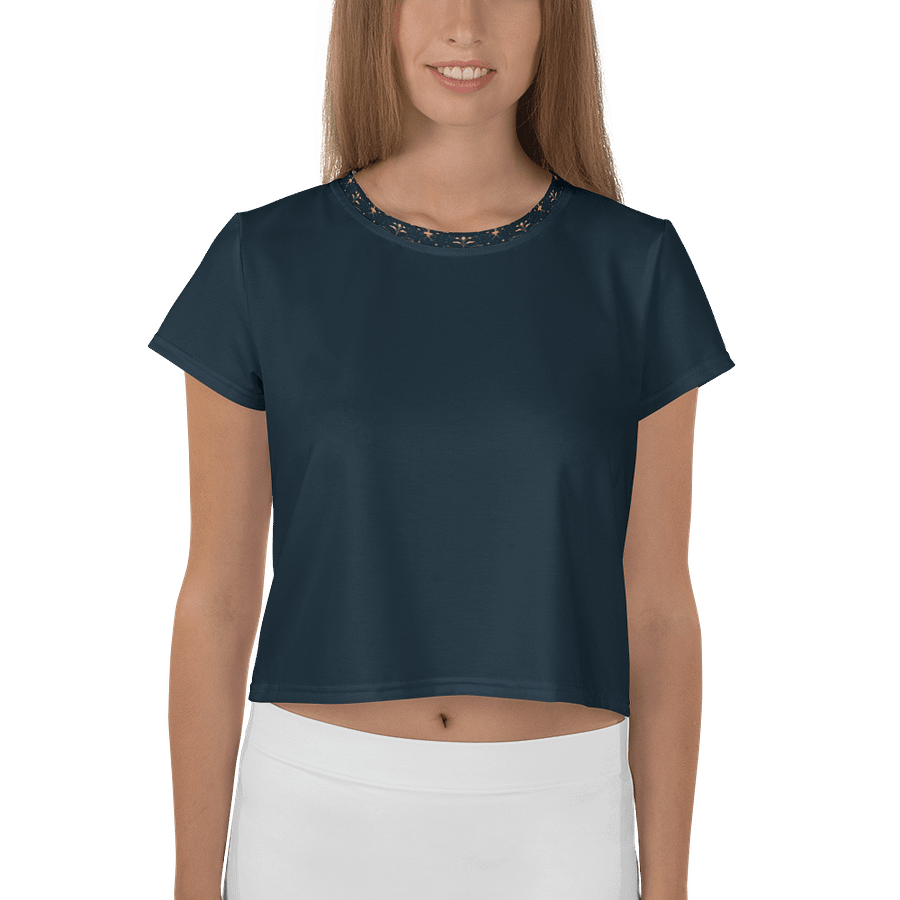 Dhyana - Crop Top Tee - Blue product image (1)