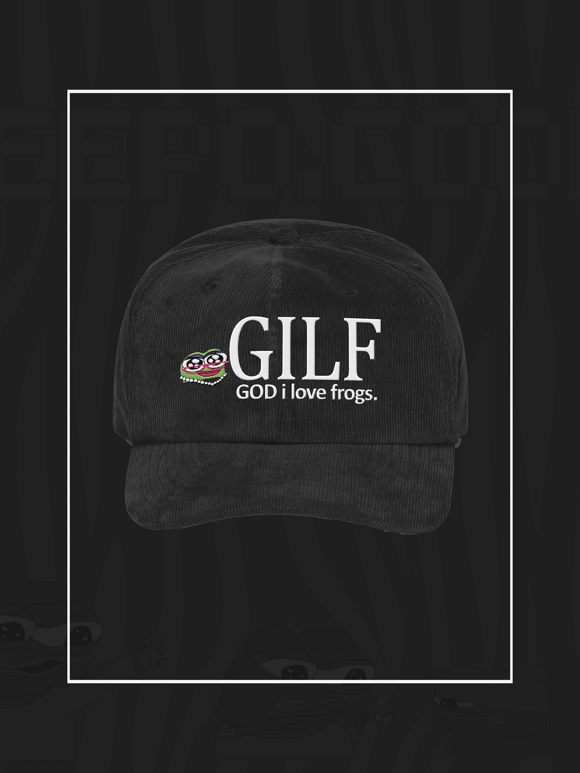 "GILF" Corduroy Pepe Hat product image (3)