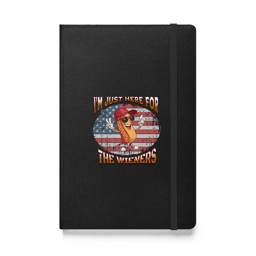 Im Just Here For The Wieners Hot Dog Wonderland Hardcover Journal product image (1)