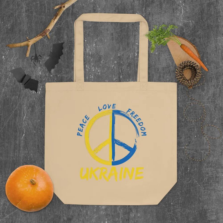 PEACE LOVE FREEDOM UKRAINE product image (5)