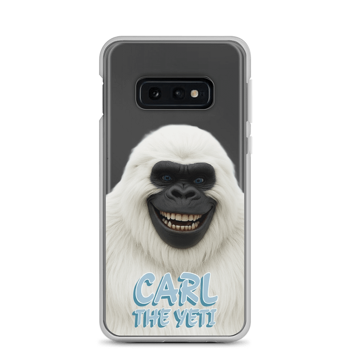 Carl the Yeti Clear Samsung® Case product image (3)
