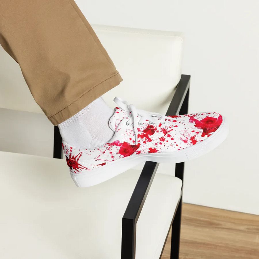 Crime Scene Men's Canvas Shoes product image (5)