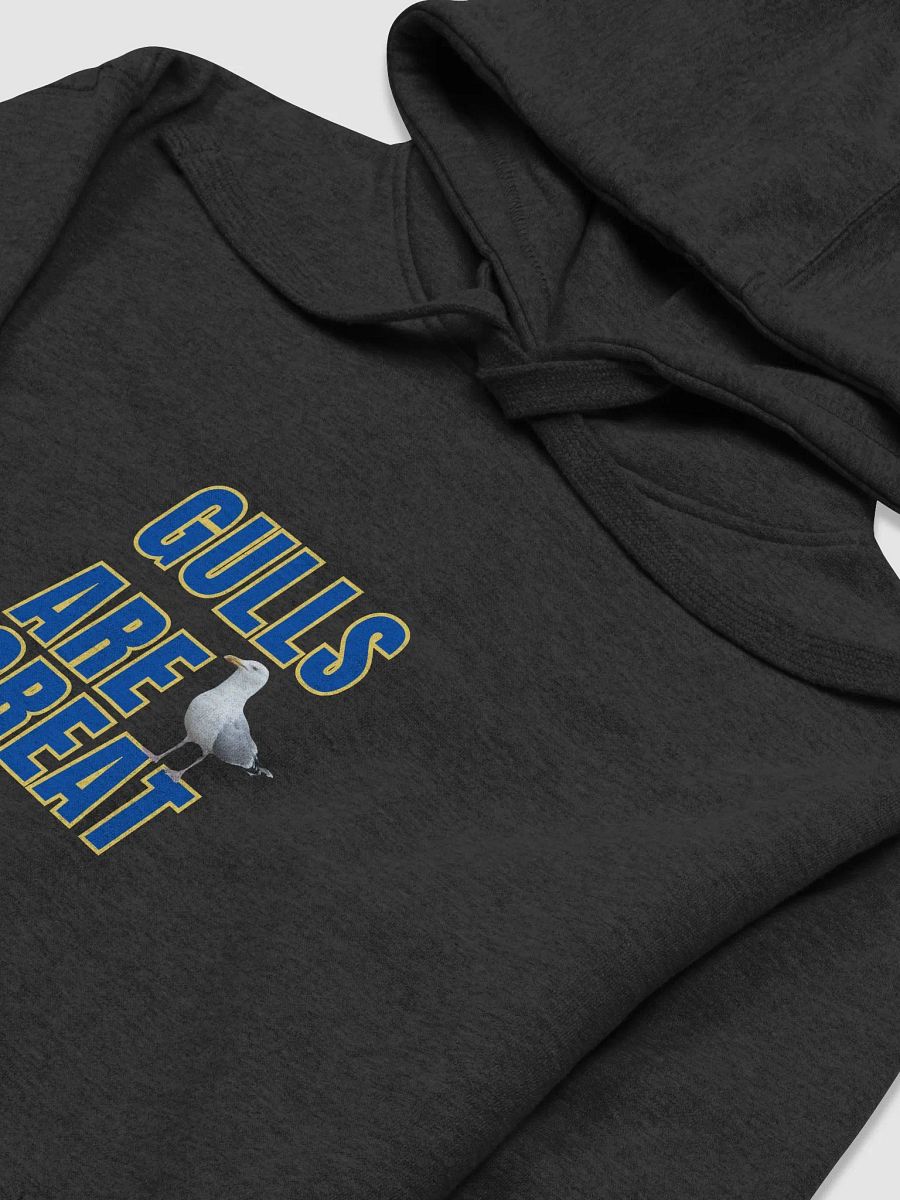 GULLS ARE GREAT Hoodie with Blue & Yellow Text product image (13)