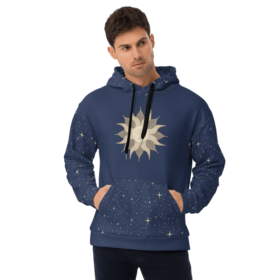 Mystic Sun Starry Night Sky Hoodie product image (6)