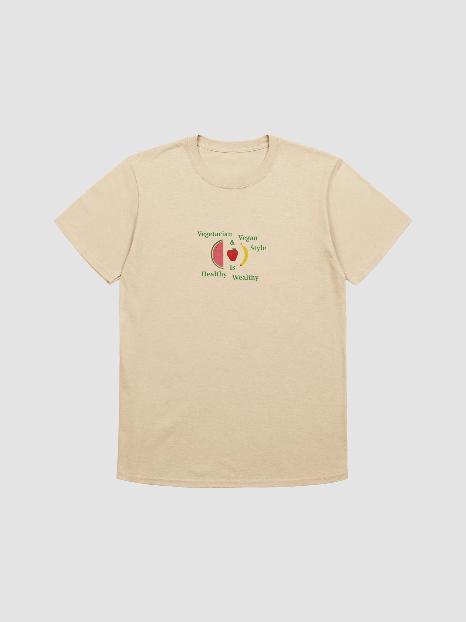 Healthy & Wealthy Vegan T-Shirt product image (1)