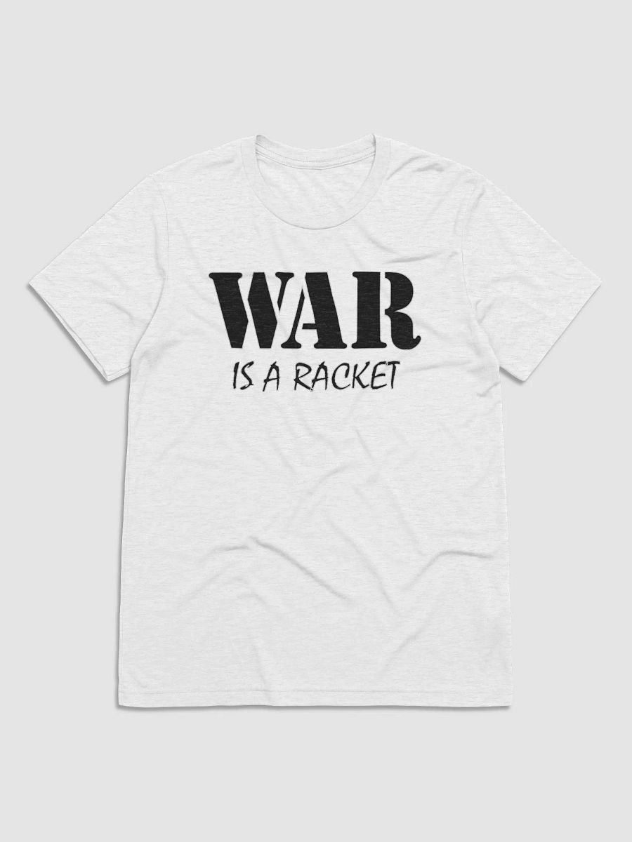 War Is A Racket - Bella+Canvas Triblend Short Sleeve T-Shirt product image (2)