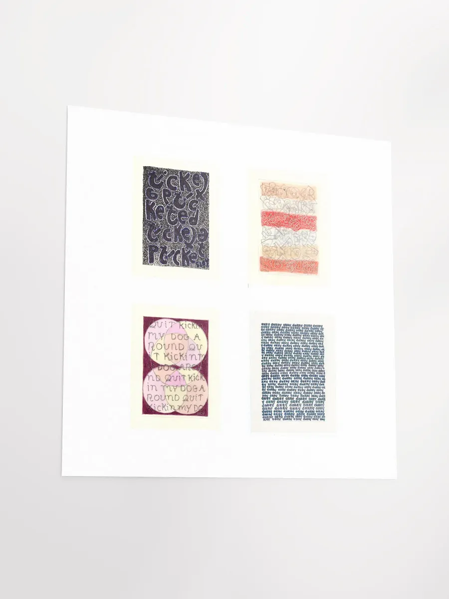 Build Your Own Four Panel Card Art (vertical orientation) product image (3)