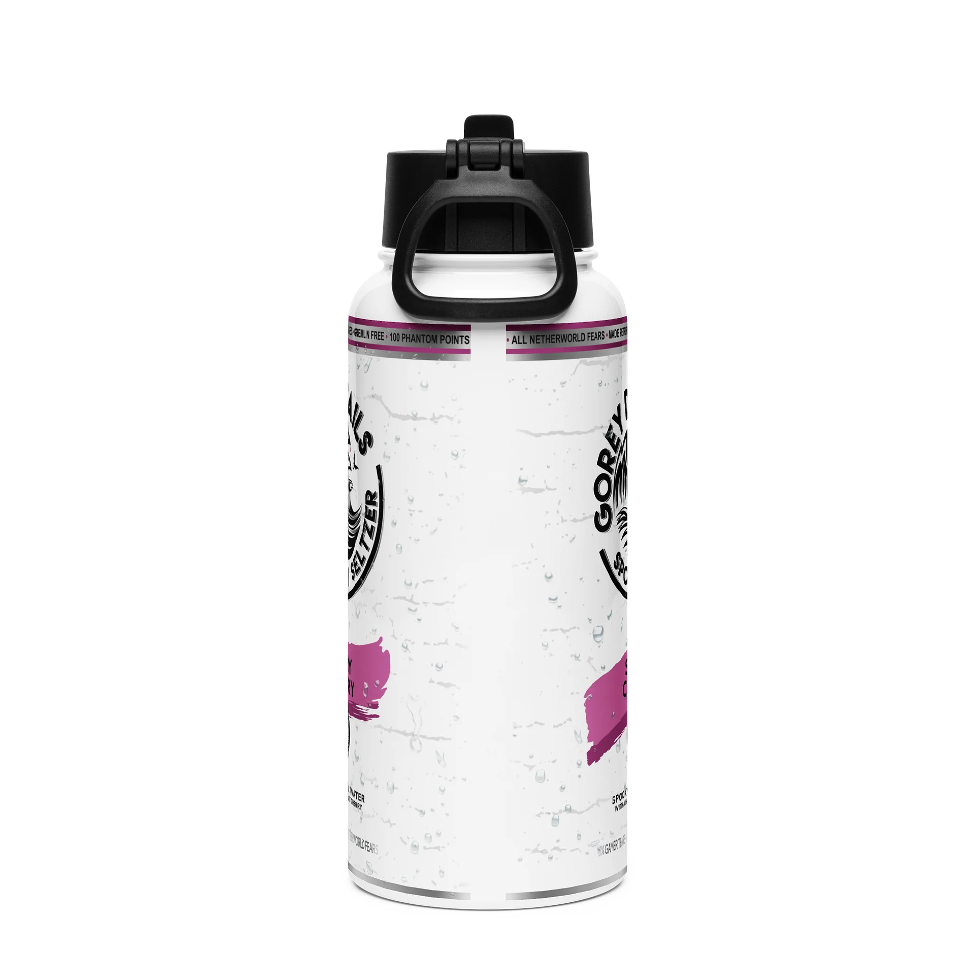 Spooky Seltzer - Stainless Steel Water Bottle with a Straw Lid product image (4)