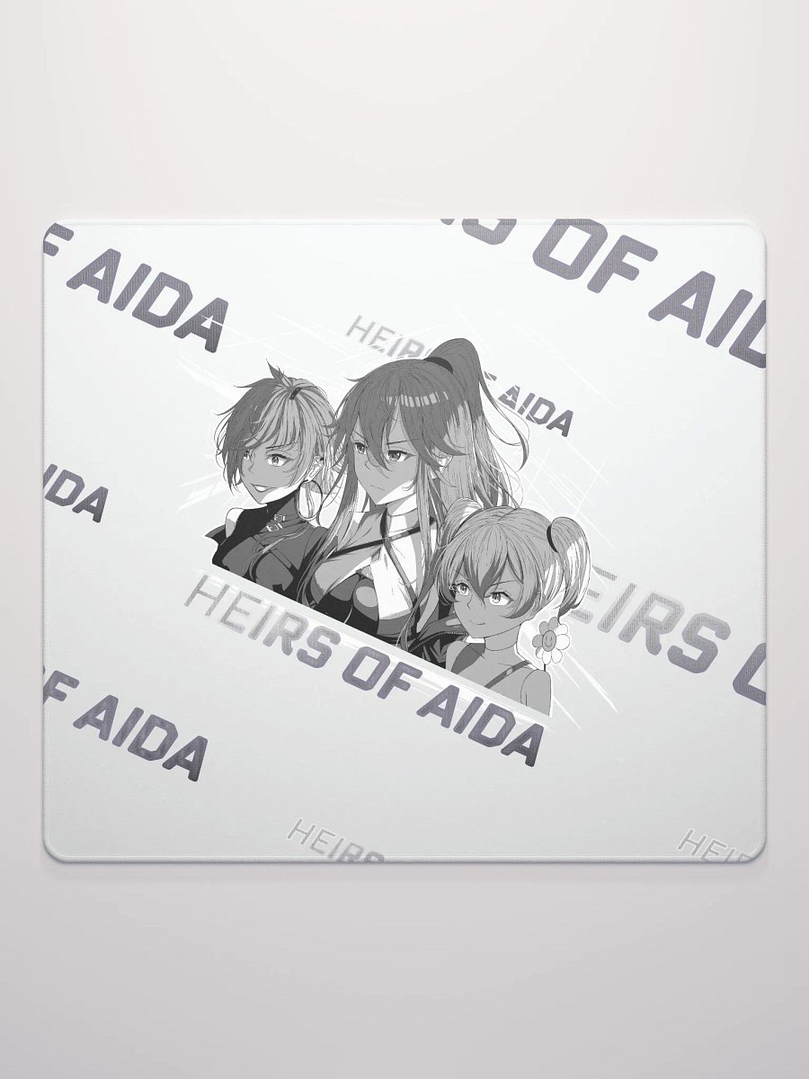 Mouse Pad - Heirs of Aida (Black and White) (Tower of Fantasy) product image (2)