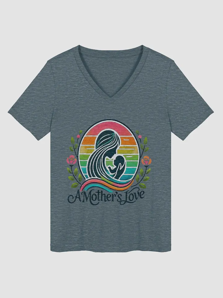 Mother's Love Silhouette V-Neck Tee product image (1)