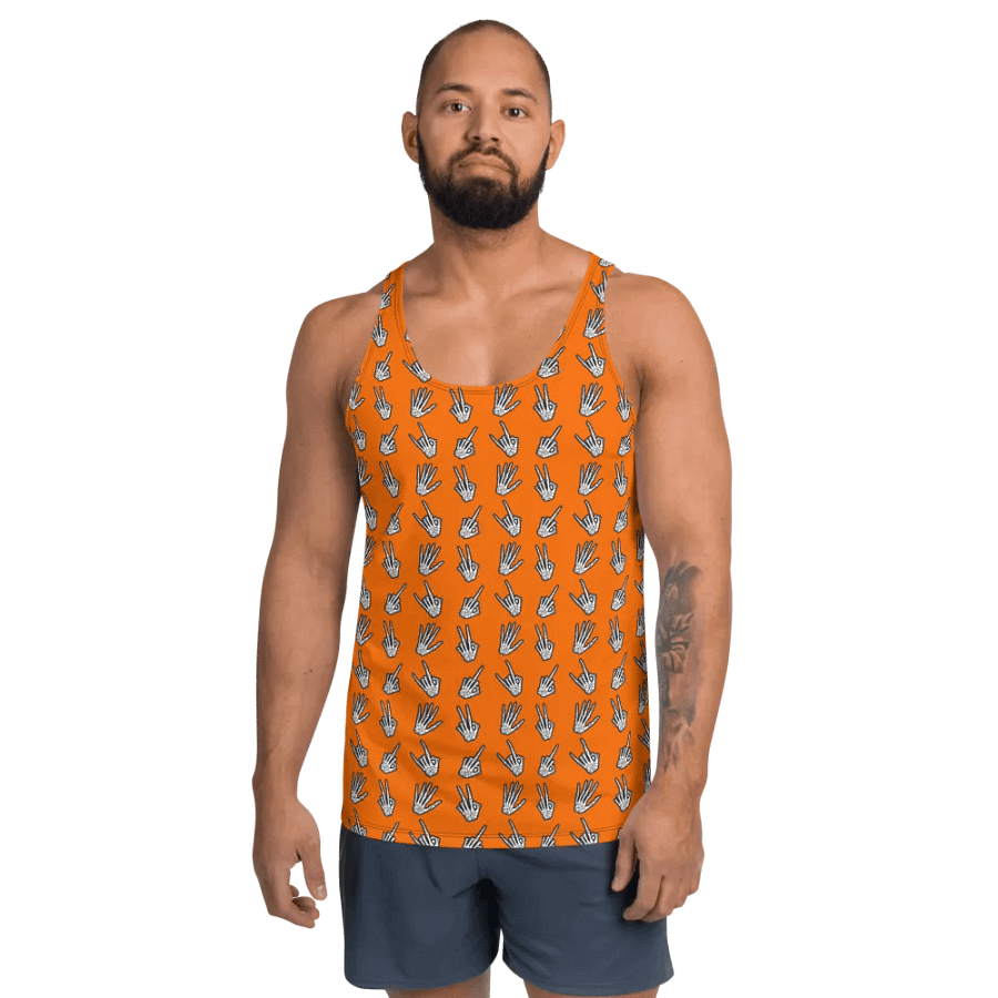Bone Zone pattern tank top product image (3)