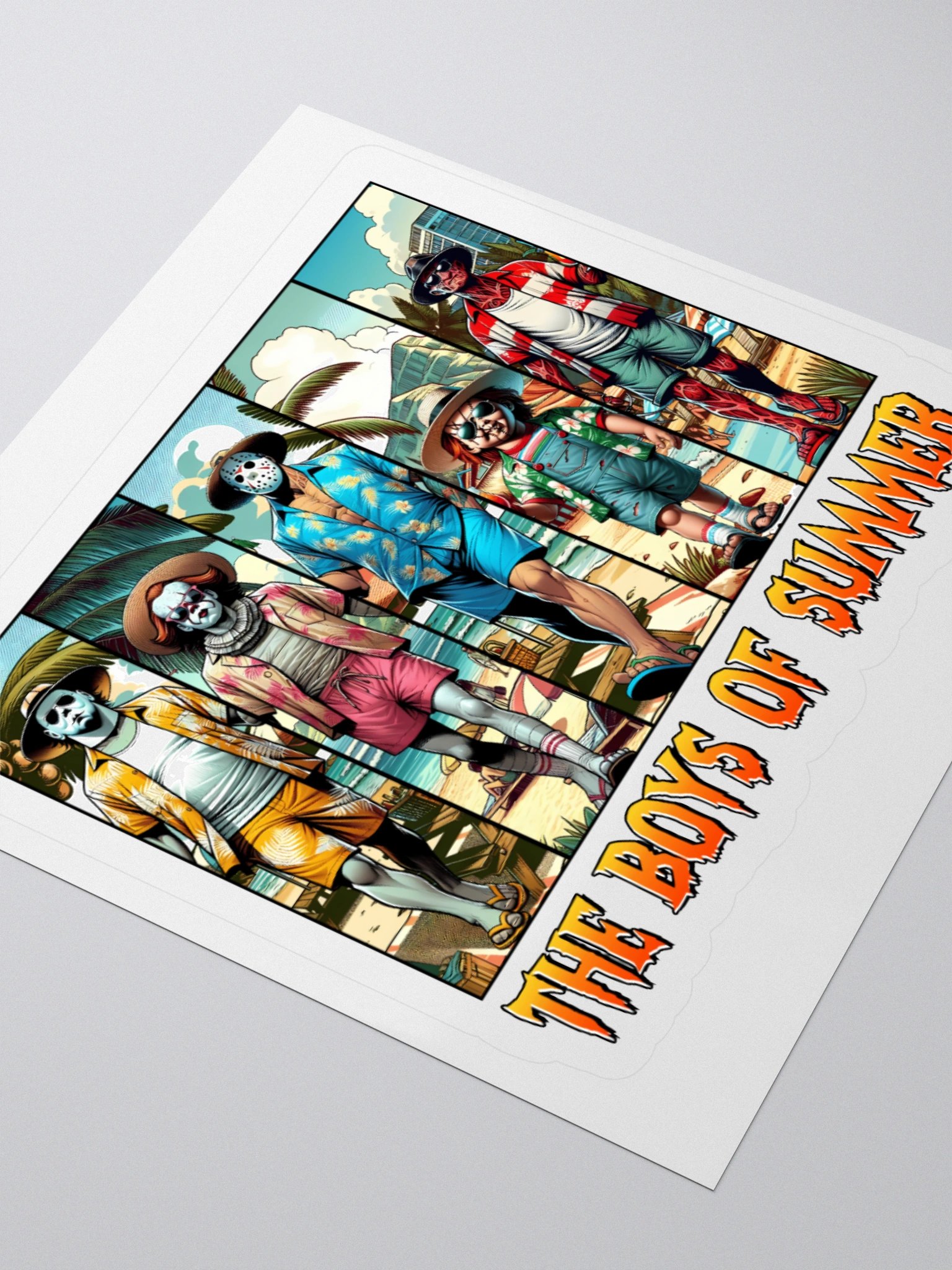 Summer Vibes Horror Villians Sticker Pack product image (11)
