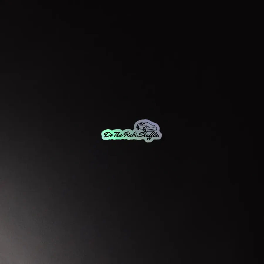 Rubi Shuffle Holographic Sticker product image (4)
