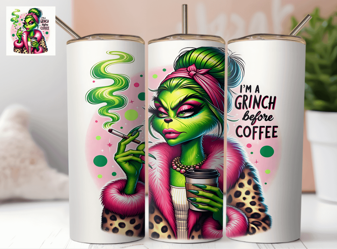 I am G*** Before Coffee Tumbler Wrap PNG product image (1)